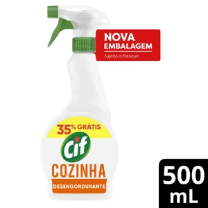 Kit c/12 und - Limpador Desengordurante Cozinha Cif 500ml Grátis 35%