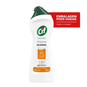 Kit c/04 und - Limpador Cif Cremoso Laranja 250ml