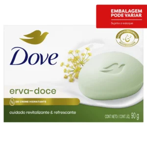 Kit c/06 und – Sabonete Barra Erva-Doce e Camomila Dove Caixa 90g