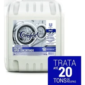 Amaciante de Roupa Super Concentrado Lavanderia Profissional Comfort Pro Galão 20l