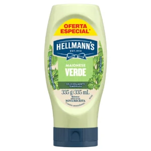 Kit c/12 und - Oferta Especial Maionese Verde Ervas Hellmann's Squeeze 335g
